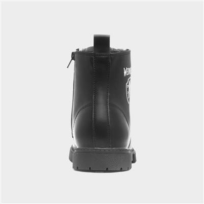 Kids Black Ankle Boot