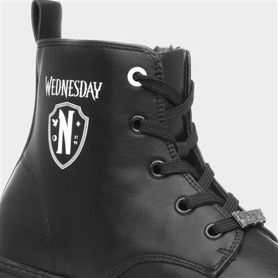 Kids Black Ankle Boot