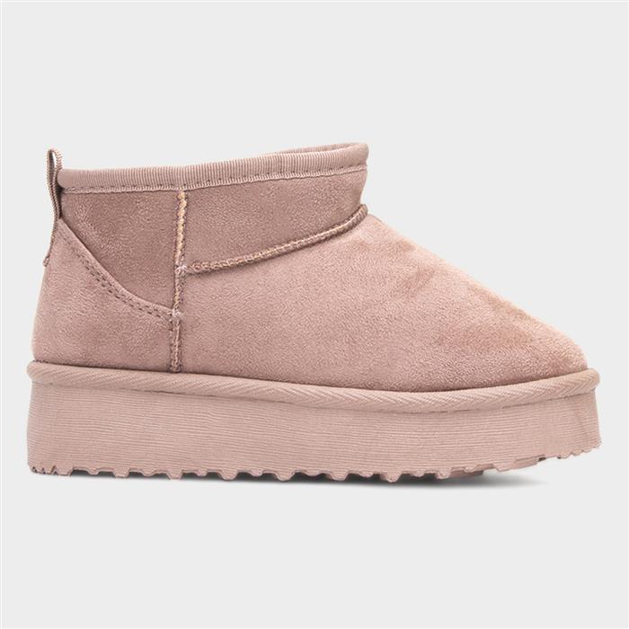 Victoria Girls Taupe Ankle Boot