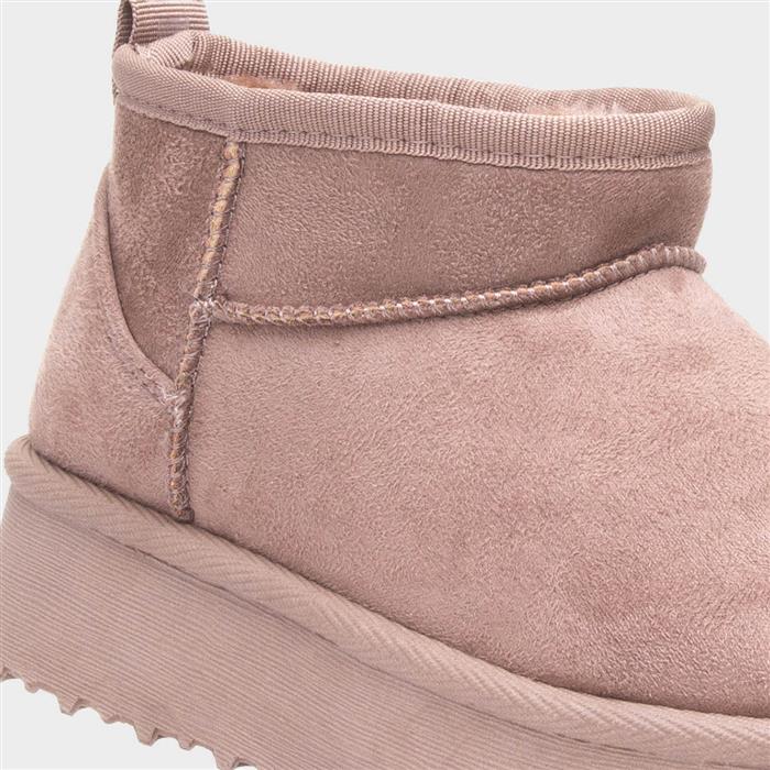 Victoria Girls Taupe Ankle Boot