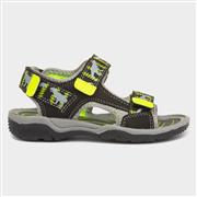 Walkright Kids Black & Lime Sporty Sandal (Click For Details)