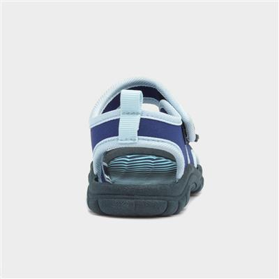 Boys Navy and Blue Easy Fasten Sandal