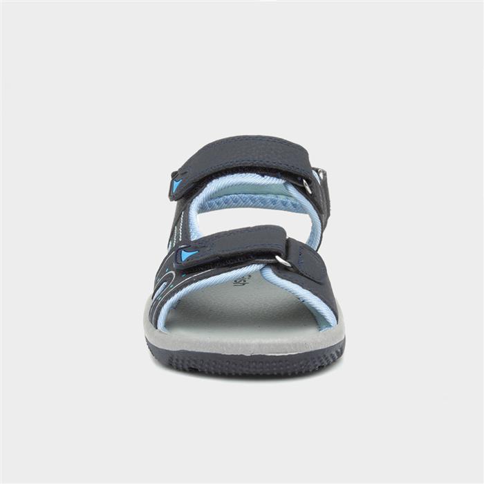 Boys Blue Easy Fasten Sports Sandal