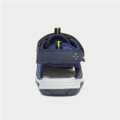 Arden Boys Navy Easy Fasten Sandal