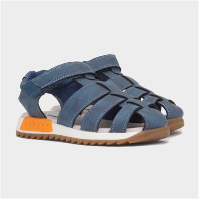 Hadleigh Boys Blue Closed Toe Sandal