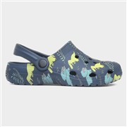 Cannock Boys Navy Dinosaur Print EVA Clog (Click For Details)