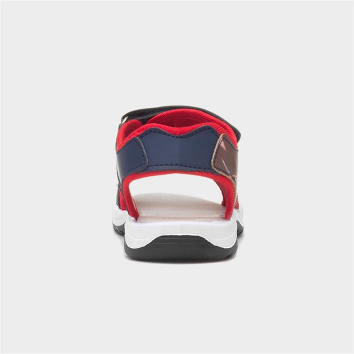 Webb Kids Navy Easy Fasten Sandal