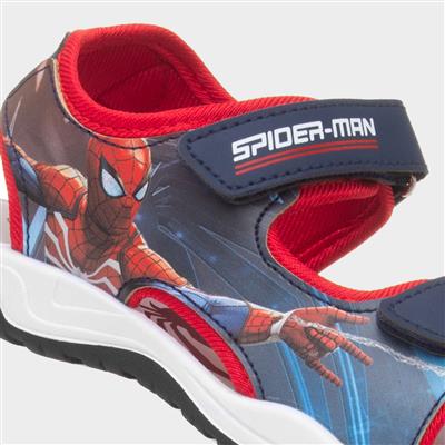 Webb Kids Navy Easy Fasten Sandal