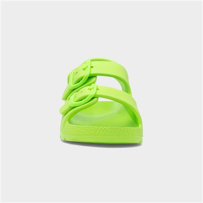 Kids Lime Double Buckle EVA Sandal