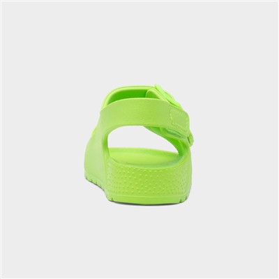 Kids Lime Double Buckle EVA Sandal
