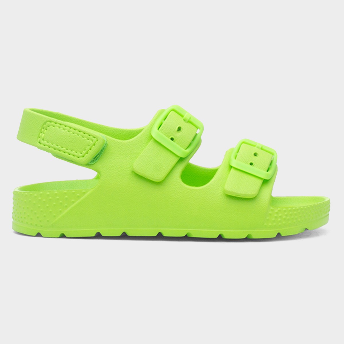Kids Lime Double Buckle EVA Sandal
