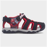 Spider-Man Kids Black Closed Toe Fisherman Sandal (Click For Details)