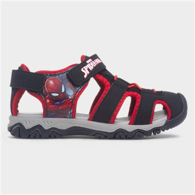 Kids Black Fisherman Sandal