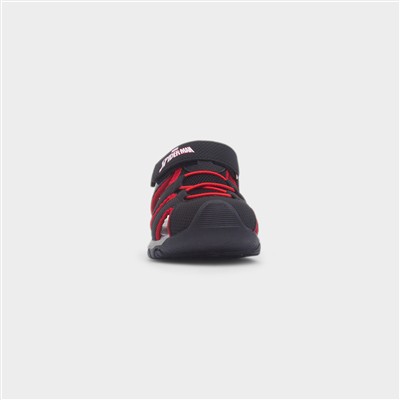 Kids Black Fisherman Sandal