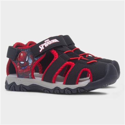 Kids Black Fisherman Sandal
