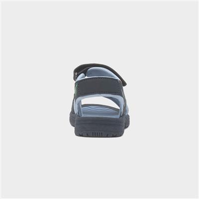 Colton Boys Blue Dino Easy Fasten Sandal