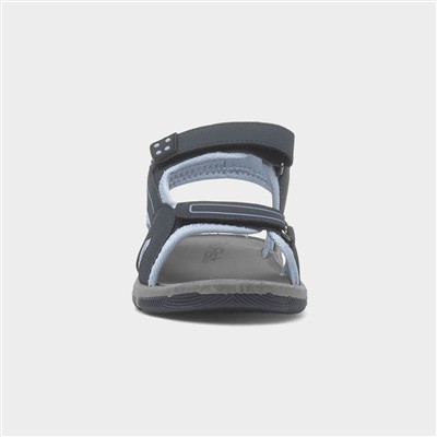 Navy Easy Fasten Sports Sandal