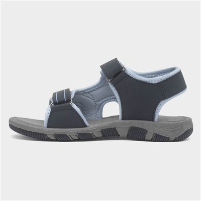 Navy Easy Fasten Sports Sandal