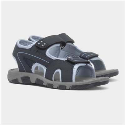 Navy Easy Fasten Sports Sandal