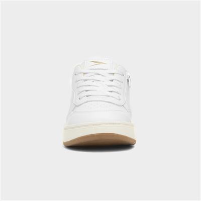 Gabriela Kids White Lace Up Trainer