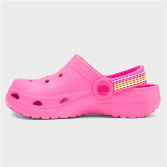 Poole Girls Fuchsia Pink Slip On EVA Clog