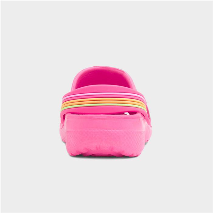 Poole Girls Fuchsia Pink Slip On EVA Clog
