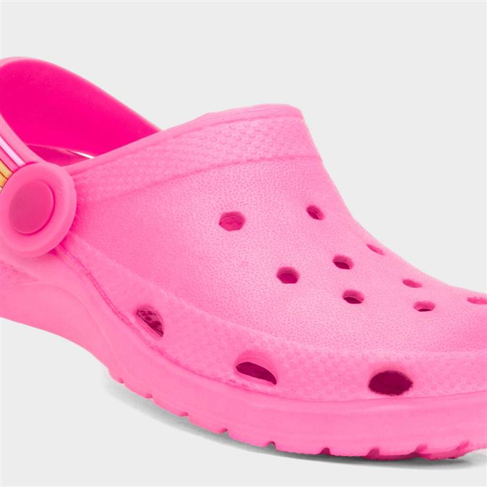 Poole Girls Fuchsia Pink Slip On EVA Clog