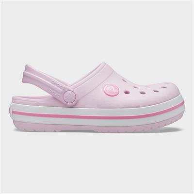 Crocband Junior Kids Pink Clog Sizes 11-3