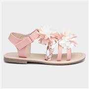 Walkright Girls Pink Chiffon Flower Sandals (Click For Details)