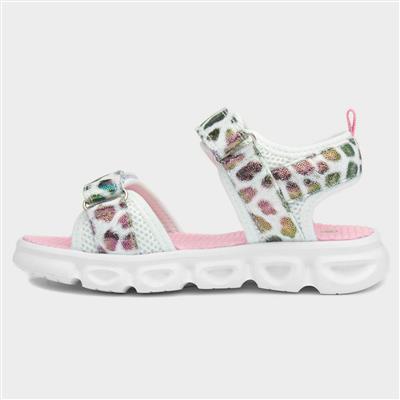 Girls Multicoloured Light Up Sandals