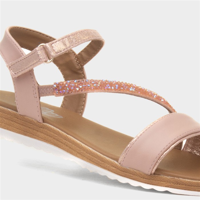 Sherwood Girls Nude Strappy Sandal