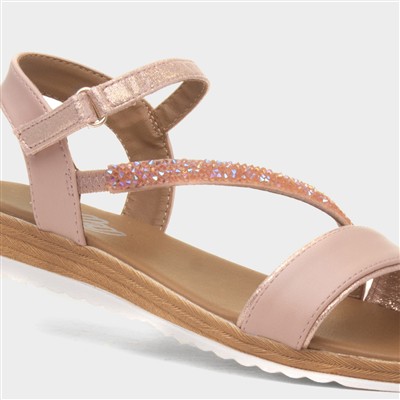 Sherwood Girls Nude Strappy Sandal