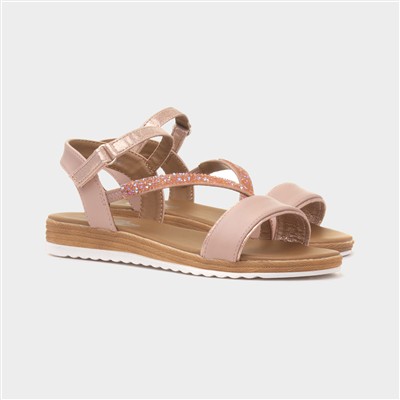 Sherwood Girls Nude Strappy Sandal