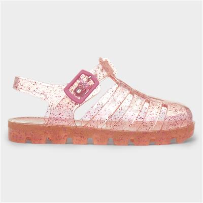 Weymouth Kids Pink Glitter Jelly Sandal