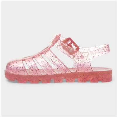 Weymouth Kids Pink Glitter Jelly Sandal