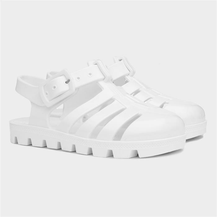 Weymouth Kids White Jelly Sandal