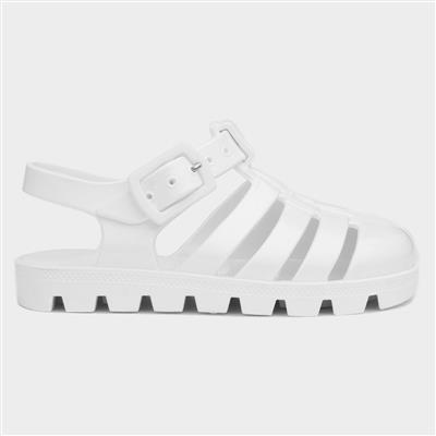 Walkright Weymouth Kids White Jelly Sandal