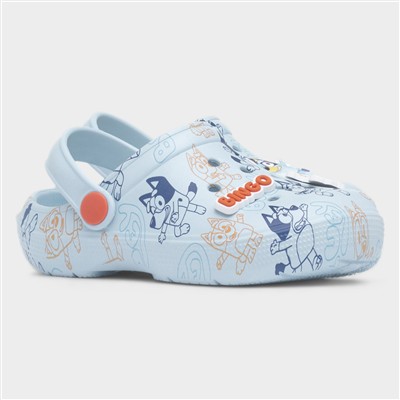 Fedor Kids Blue Slip On Character EVA Clog