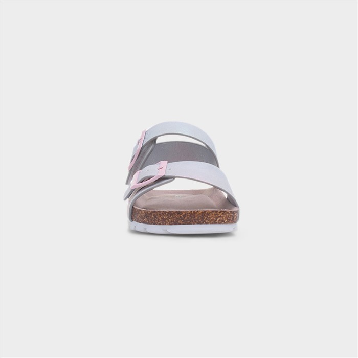 Mermaid Girls Multi Iridescent Sandal