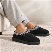 Little Diva Claudia Girls Black Slip On Clog Shoes (Click For Details)