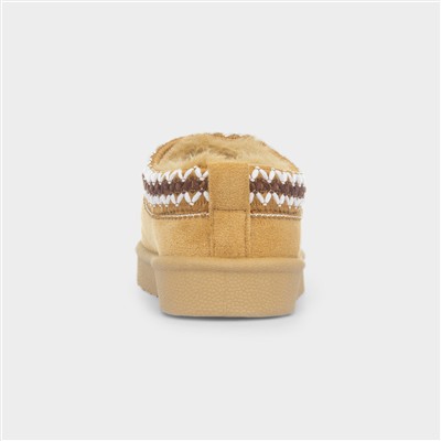 Claudia Chestnut Girls Clog Shoe