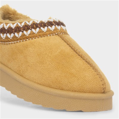 Claudia Chestnut Girls Clog Shoe