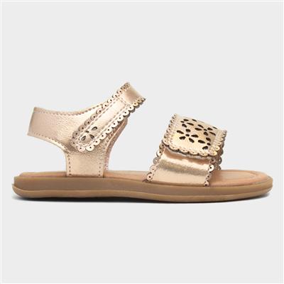 Delamere Kids Gold Easy Fasten Sandal