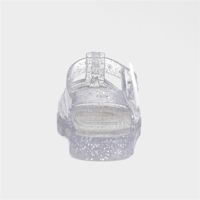 Weymouth Kids Clear Glitter Jelly Sandal