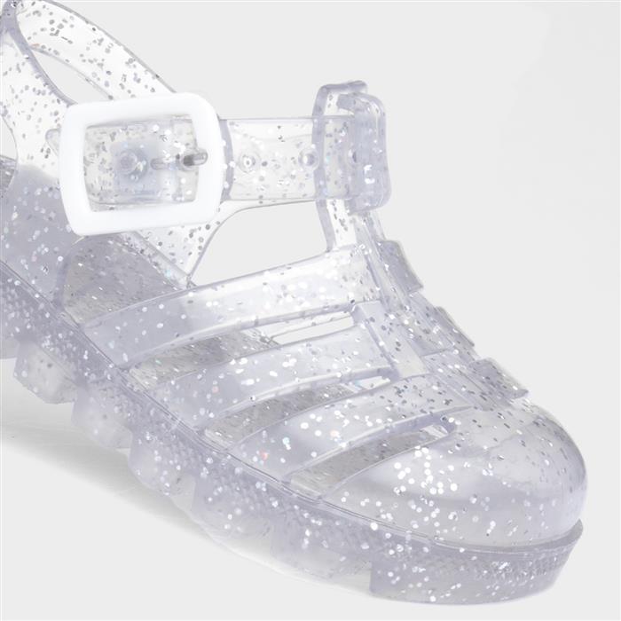 Weymouth Kids Clear Glitter Jelly Sandal