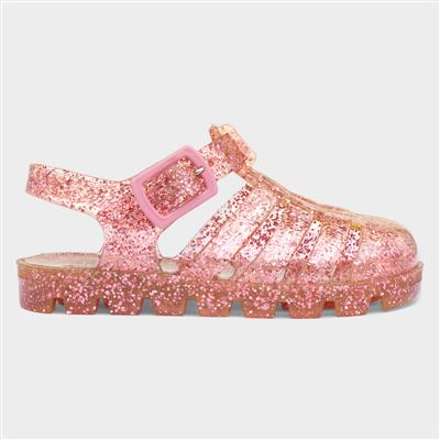 Weymouth Kids Pink Glitter Jelly Sandal