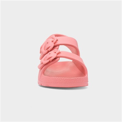 Girls Pink Double Buckle EVA Sandal