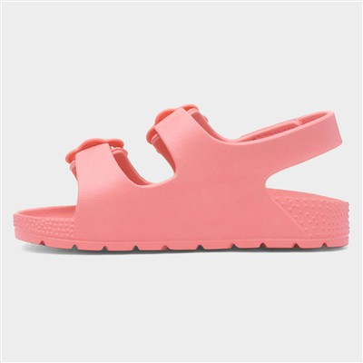 Girls Pink Double Buckle EVA Sandal