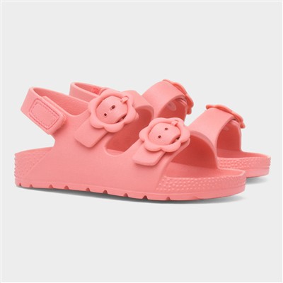 Girls Pink Double Buckle EVA Sandal