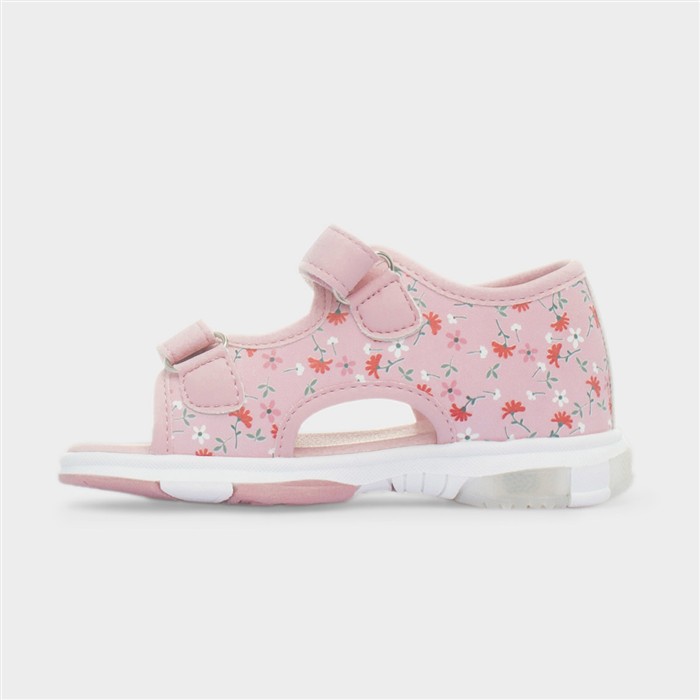Kids Pink Light Up Sandal